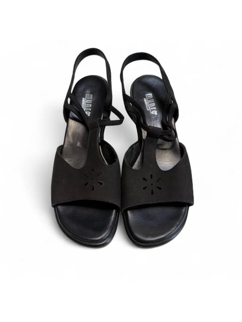 Munro Floral Cut Out Walking Wedge Strappy Sandals Women's 8 Summer Preppy Comfy